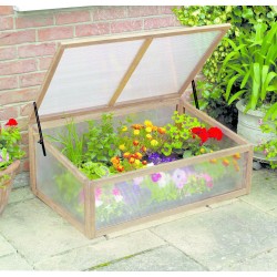 Wooden Cold Frame - Natural Finish Wooden Cold Frame - Natural Finish