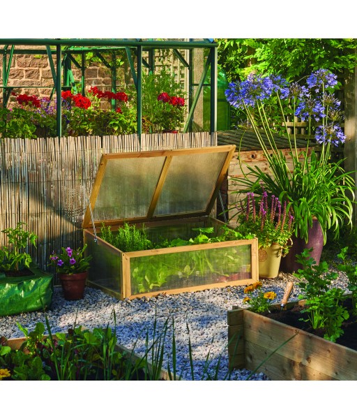 Wooden Cold Frame - Natural Finish Wooden Cold Frame - Natural Finish