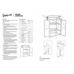 Wooden Growhouse - Natural Finish Wooden Growhouse - Natural Finish