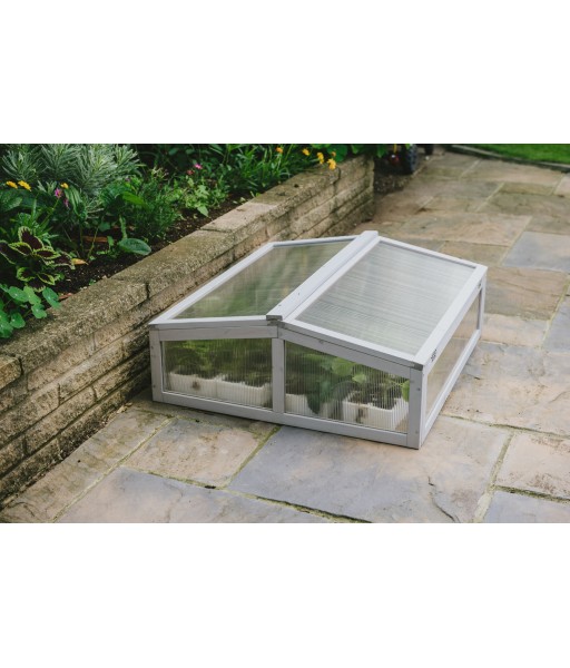 Wooden Cold Frame - Dove Grey Wooden Cold Frame - Dove Grey