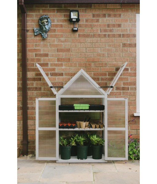 Wooden Growhouse - Dove Grey Wooden Growhouse - Dove Grey